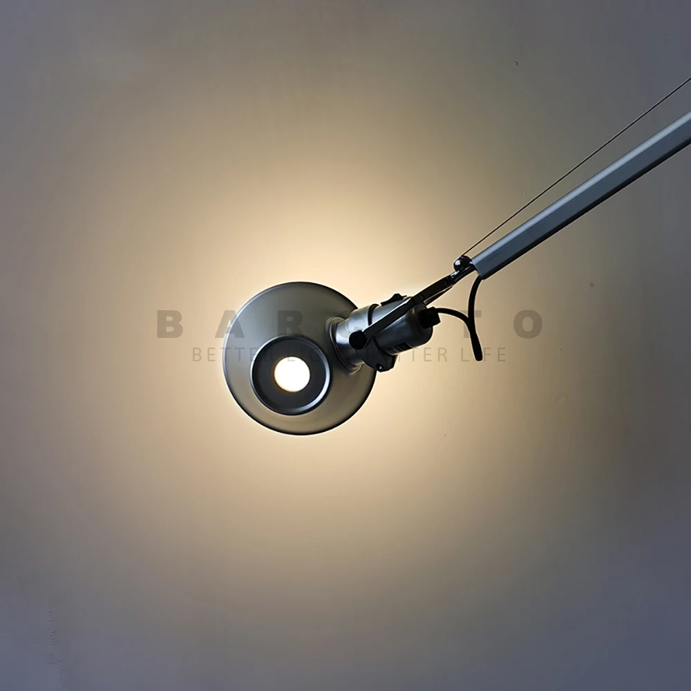 Светодиодная Складная Алюминиевая прикроватная лампа для дома и офиса напольные