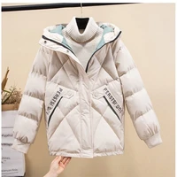 high quality new fashion autumn winter cotton padded jacket women loose thickened winter new bread korean hooded student