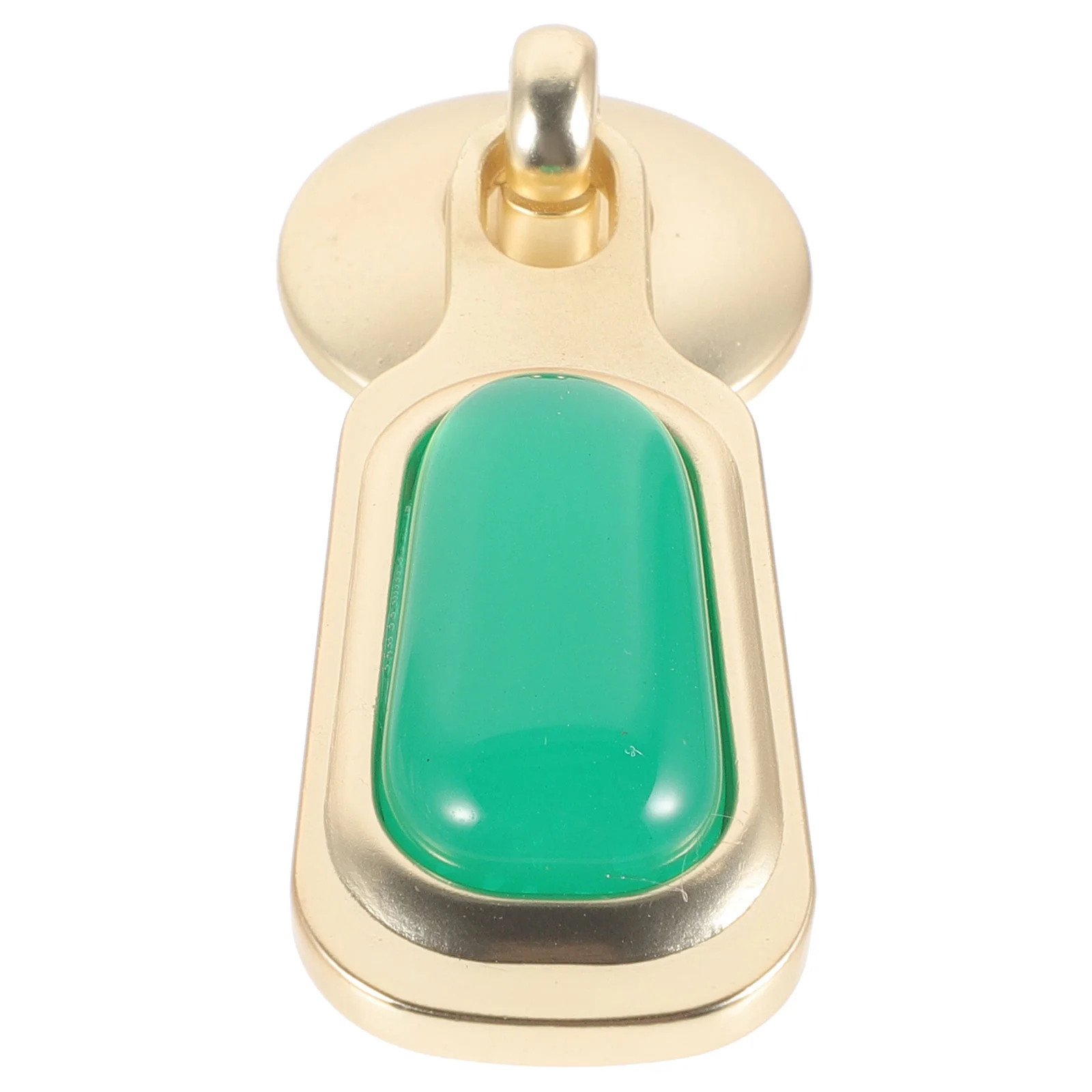 Китайская нефритовая подвесная ручка из цинкового сплава инкрустированная