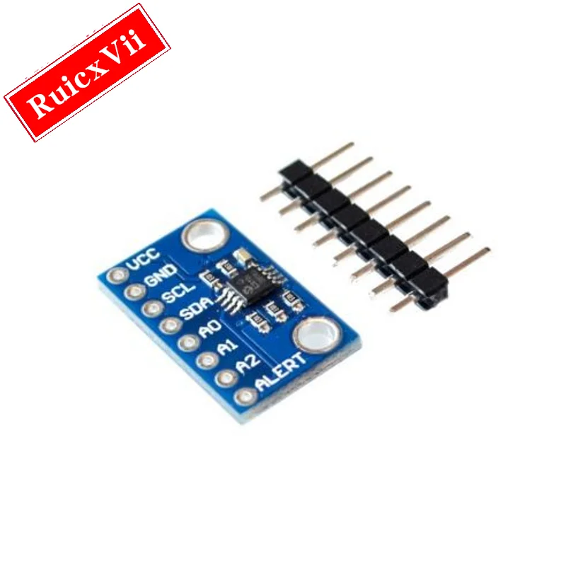 Высокоточный датчик температуры MCP9808 I2C, модуль коммутационной платы 2,7 в-5 в, логическое напряжение для Ardunio в наличии