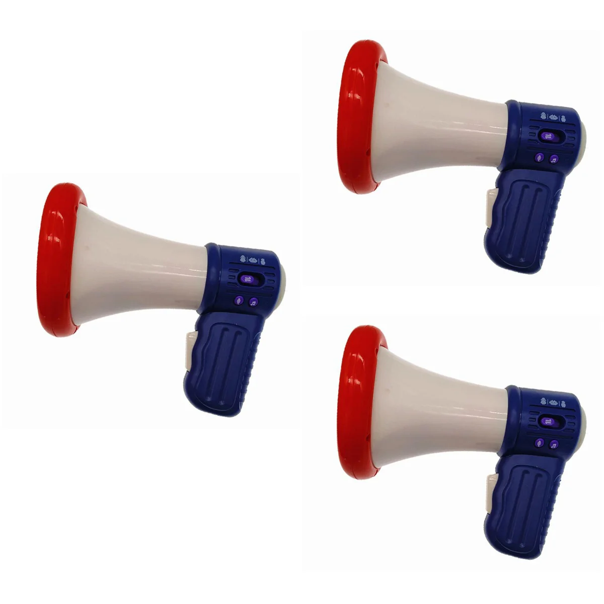 

3 pcs Children's Mini Electric Hand-held Funny Sound-changing Loudspeaker