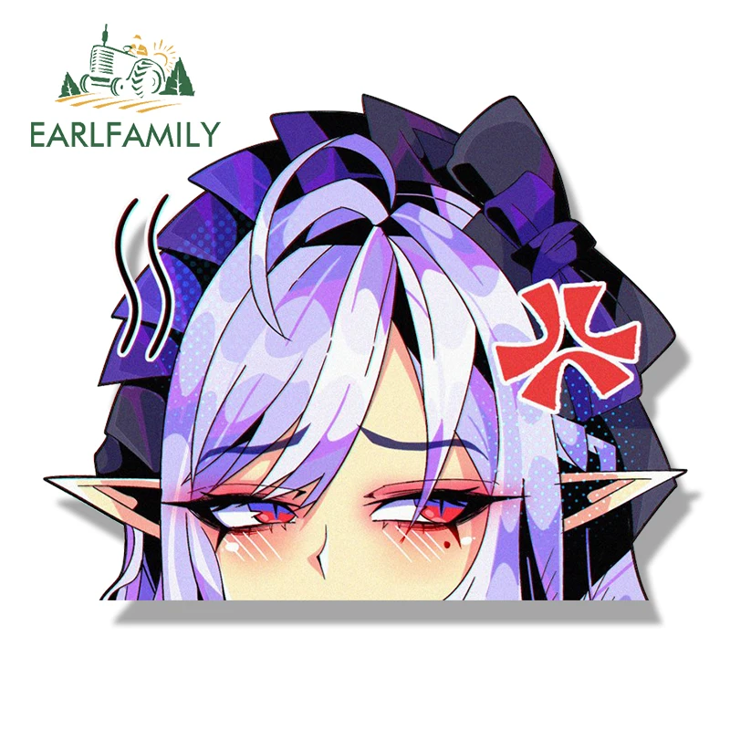 

EARLFAMILY Ahegao Pant Vivian Fanart Автомобильная наклейка Zenless Zone Zero Sketch Waifu Наклейка JDM Забавная наклейка Peek Girl Граффити Slap