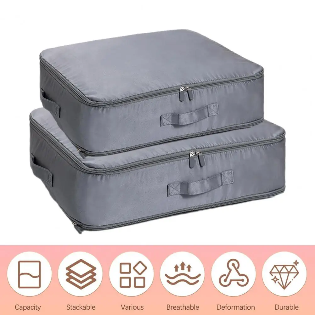 Компрессионная Компактная сумка для хранения с застежкой-молнией и ручкой