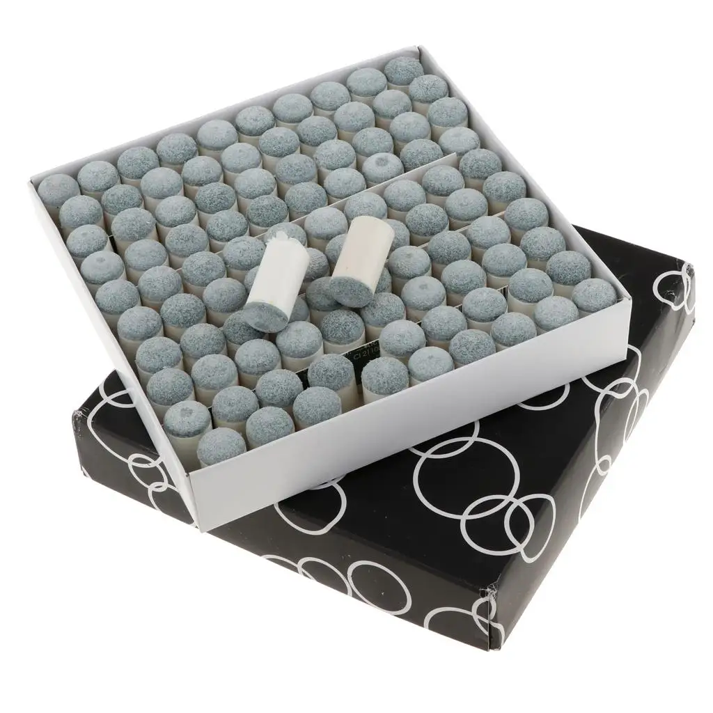 100X насадки для бильярдного снукера 9 мм/10 мм/12 мм/13 мм