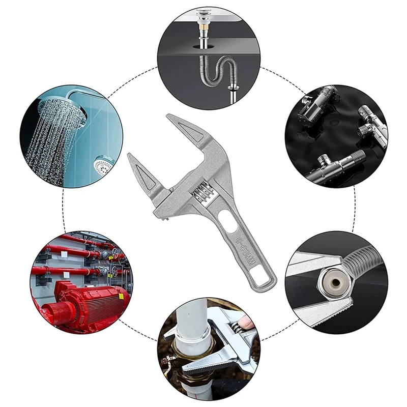 Регулируемые гаечные ключи 6-68 мм гаечный ключ для ванной ручные инструменты