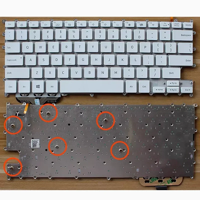 Новая клавиатура с подсветкой для Samsung NP930SBE 930SBE NT930SBE KR US