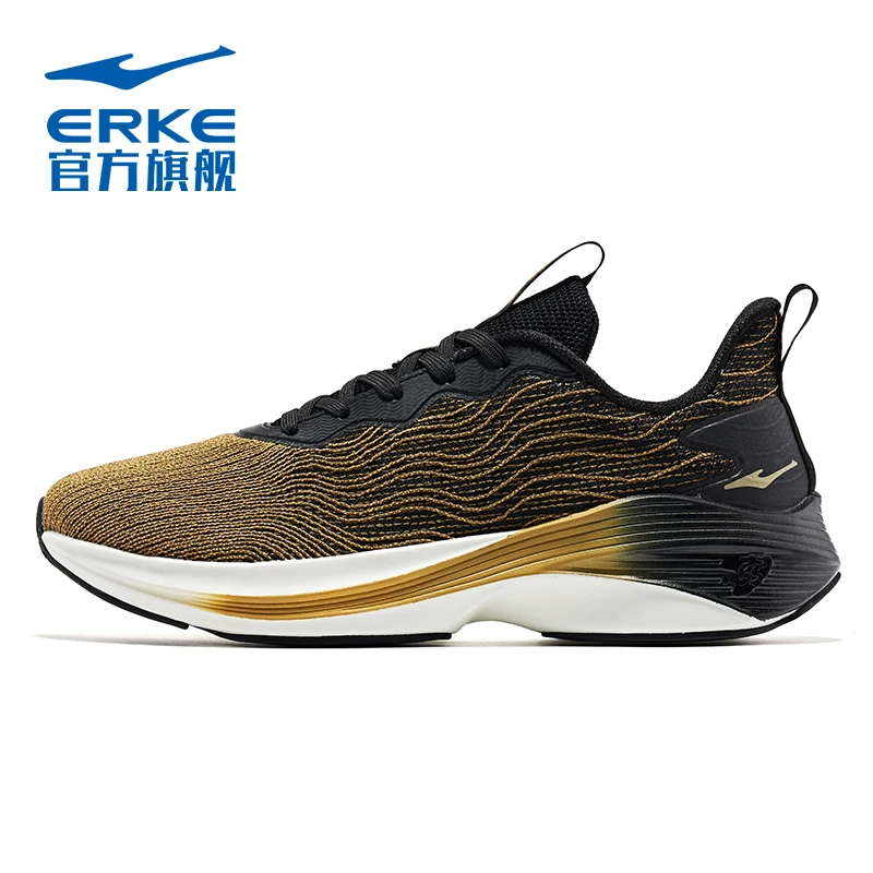 

Hongxing Erke Rebound Running Shoes Men's 2022 Autumn New Cushioning Sports Shoes Knitted Lightweight Fitness Running Shoes