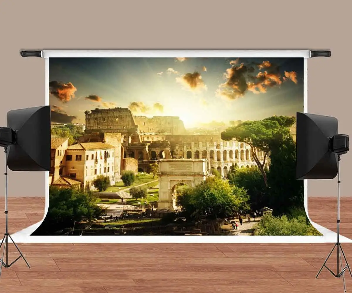 Итальянский архитектурный фон для фотосъемки