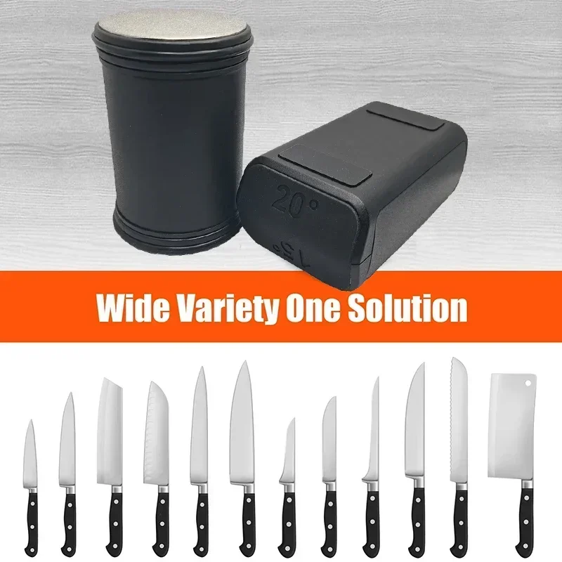 Вращающаяся точилка для ножей кухонная Магнитная заточка 15 и 20 градусов