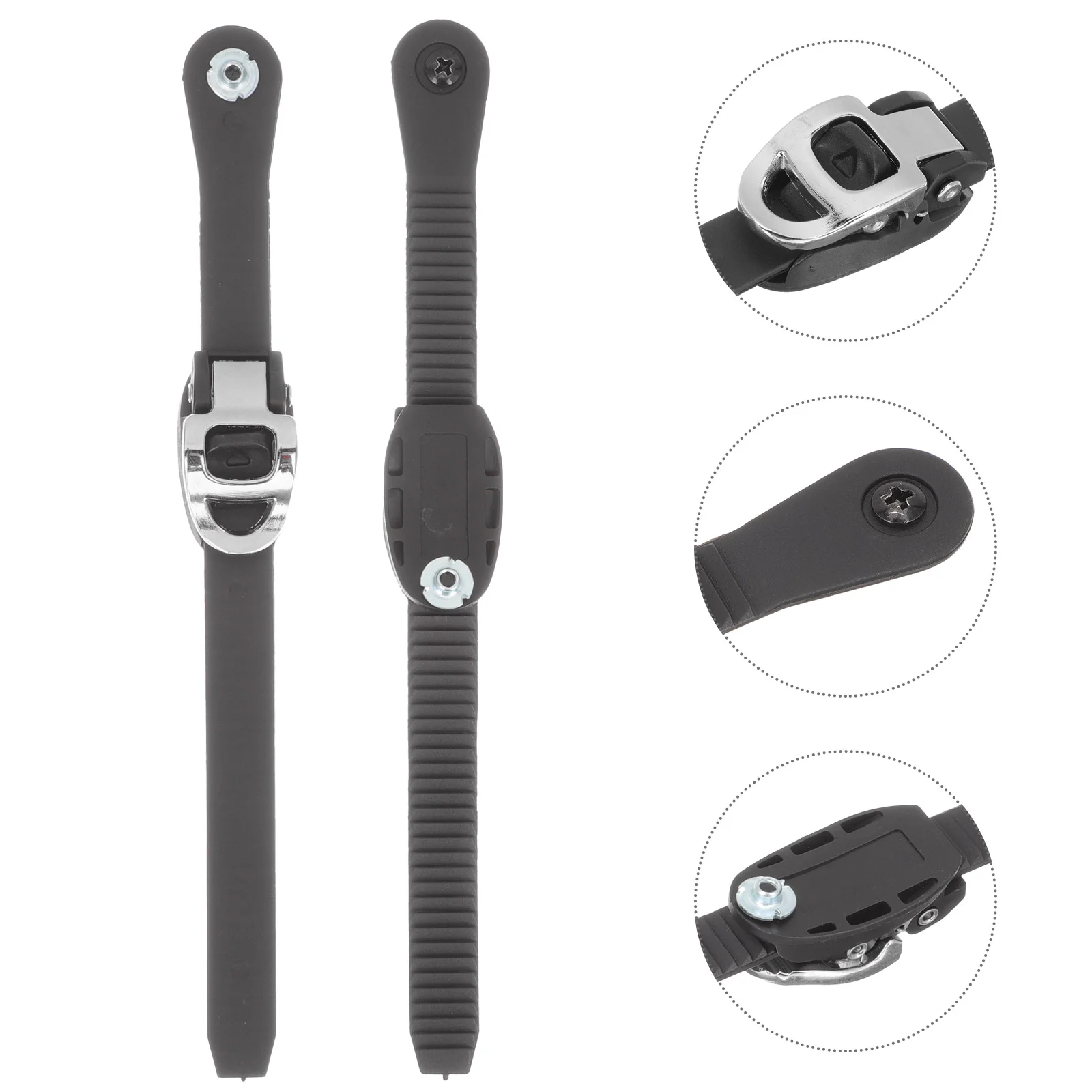 

2 Pcs Skating Supplies Ski Stuff Skates Shoes Buckle Strap Ice Skates Straps Ski Strap Ski Gadgets
