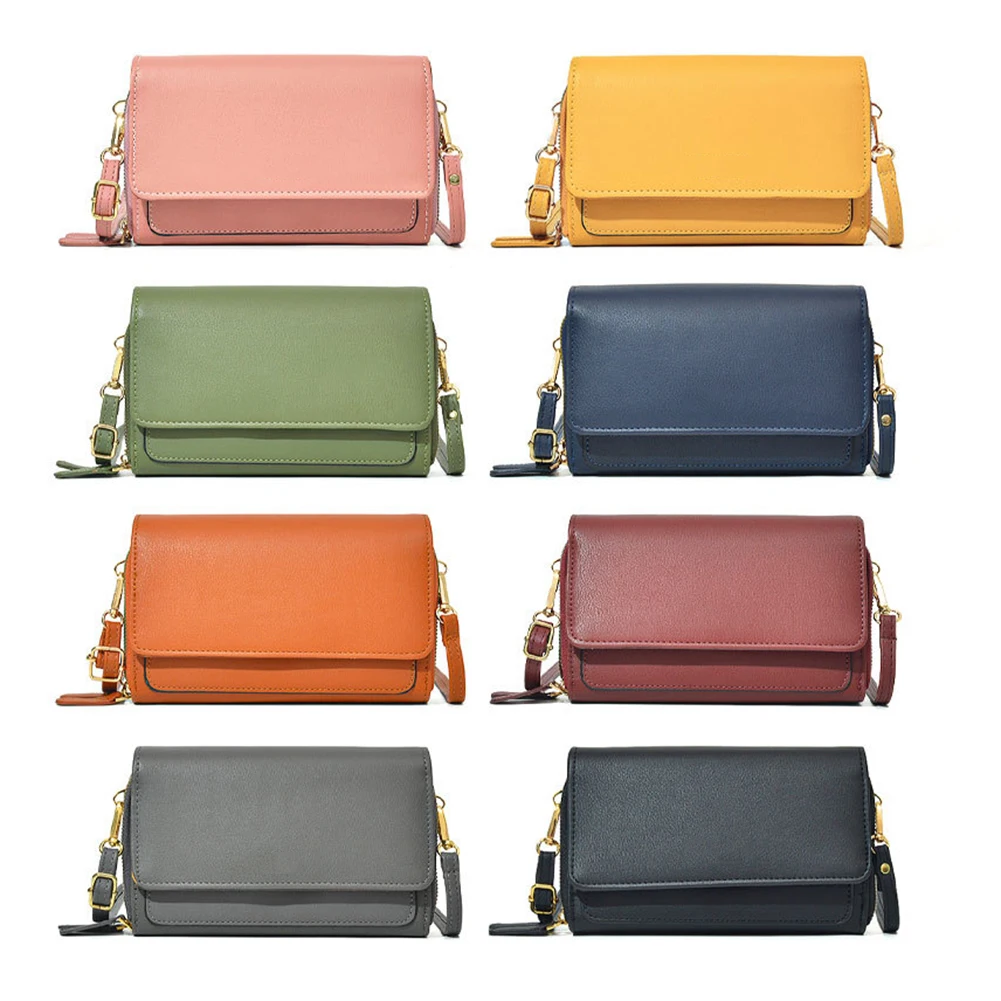 Touchscreen Phone Purse Women's Shoulder Bags Muitifunctional Birthday Gift Lipstick Cosmetic Bag Handbags Ins Style Wallet