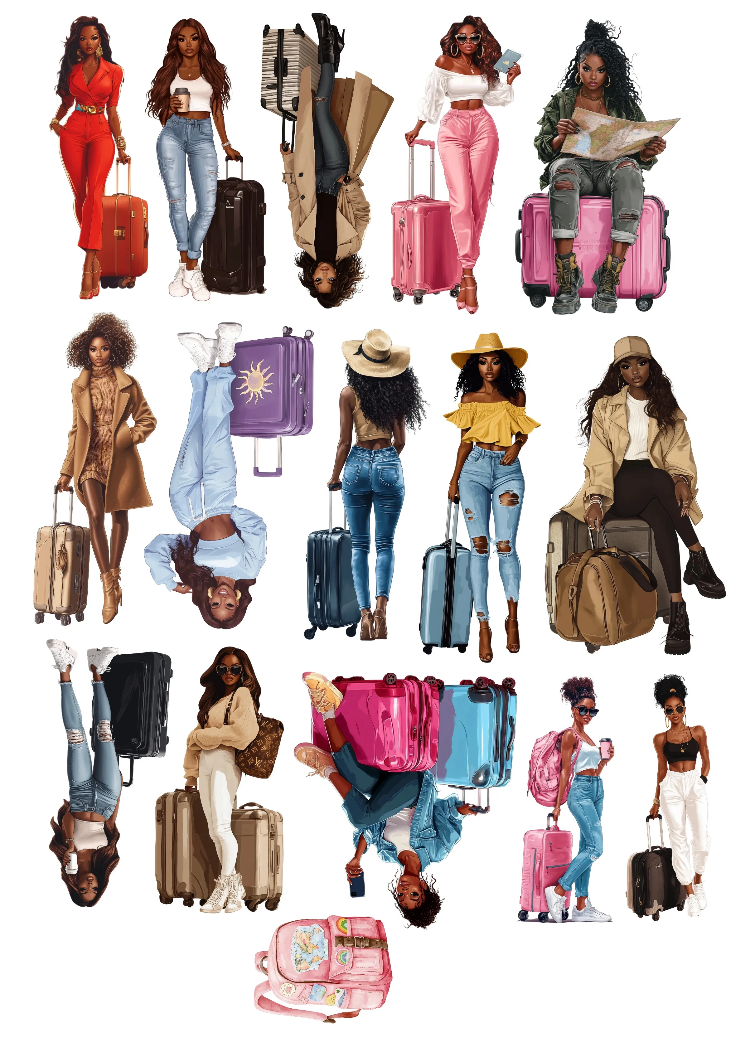 

БЛИНГИРД Черные туристические наклейки