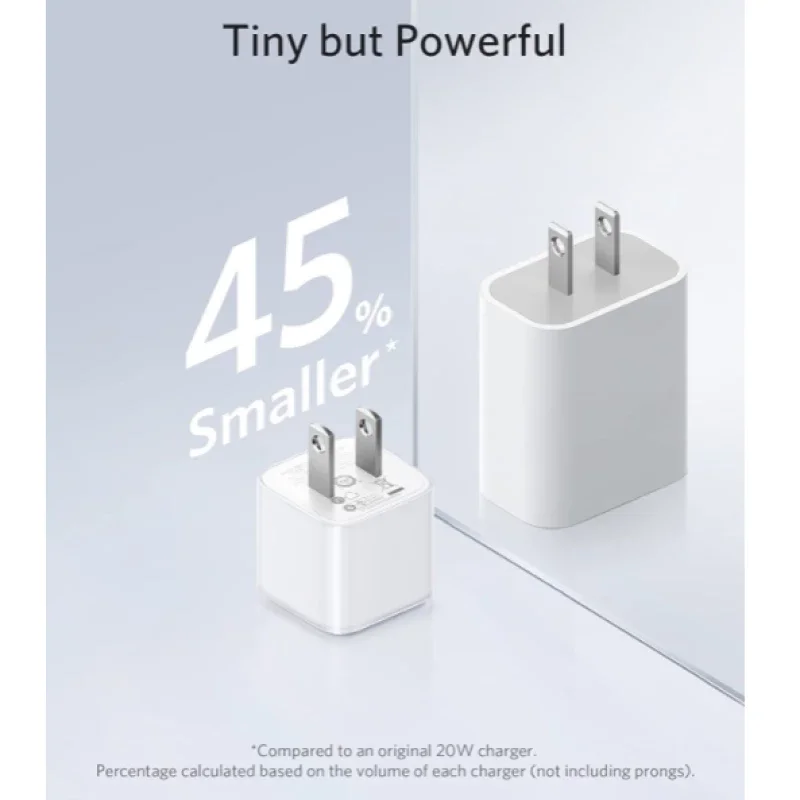 Anker Nano Pro 20 Вт PIQ 3 0 прочное компактное быстрое зарядное устройство USB C для iPhone 13/13