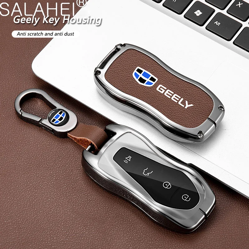 Брелок для автомобильного ключа, кожаный брелок для Geely Azkarra Tugella FY11 2019 2020 Atlas Pro New Emgrand X6 SUV EC7 Брелок для автомобильного ключа, кожаный брелок для Geely Azkarra Tugella FY11 2019 2020 Atlas Pro New Emgrand X6 SUV EC7