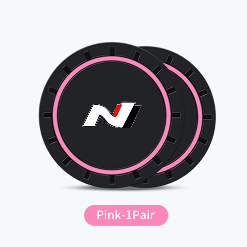 

2 шт. автомобильные подставки для чашек с отделениями для воды, нескользящий коврик для напитков для Hyundai IONIQ 5 N I30 I20 IX35 Accent Tucson Elantra Getz Genesis