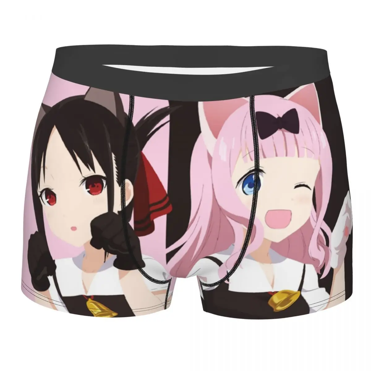 

Индивидуальное нижнее белье Kaguya Sama Love Is War Fujiwara Chika And Shinomiya Kaguya, мужские эластичные сексуальные трусы-боксеры для пар