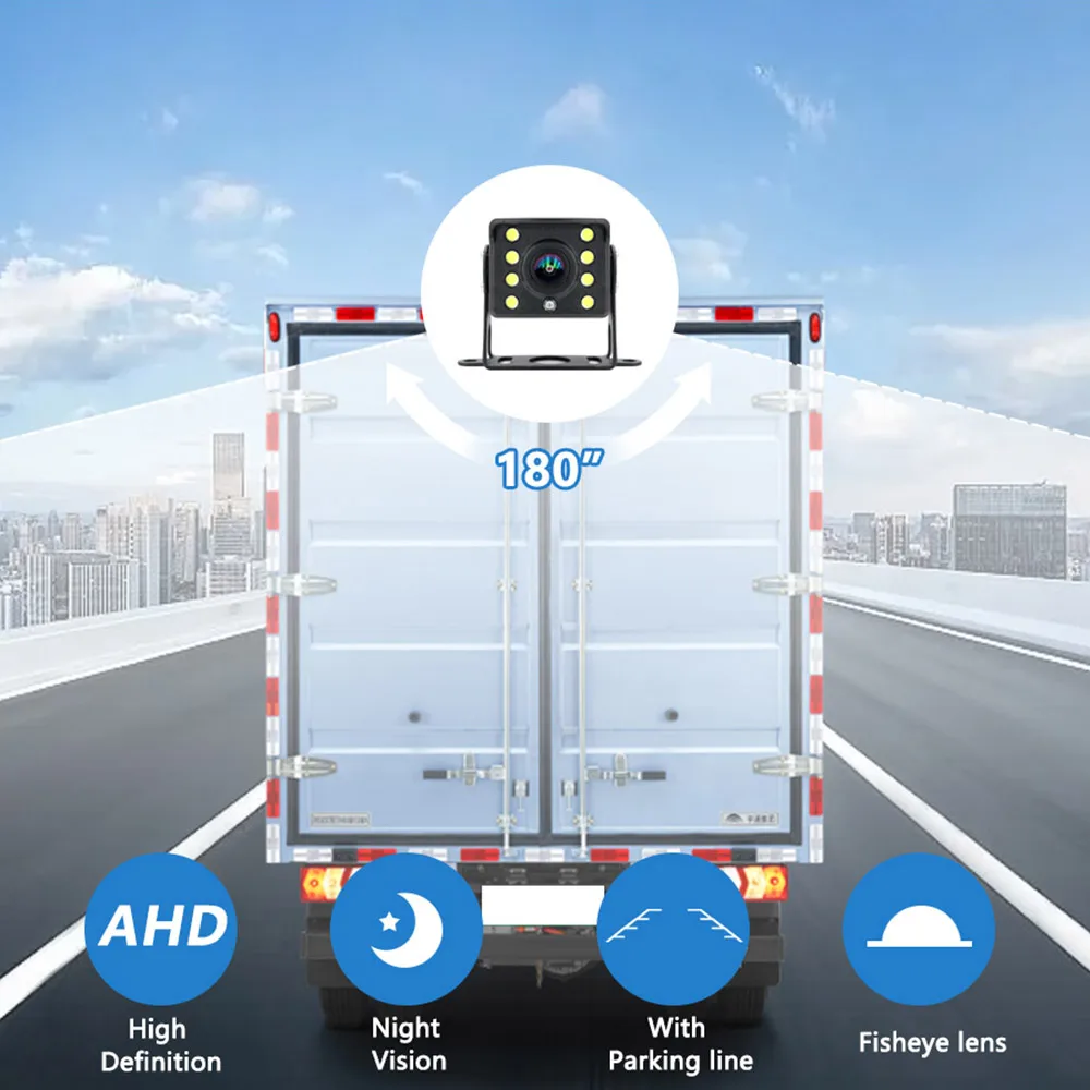 SMARTOUR 1080P AHD CVBS Автомобильная резервная камера с объективом FISHEYE супер ночное