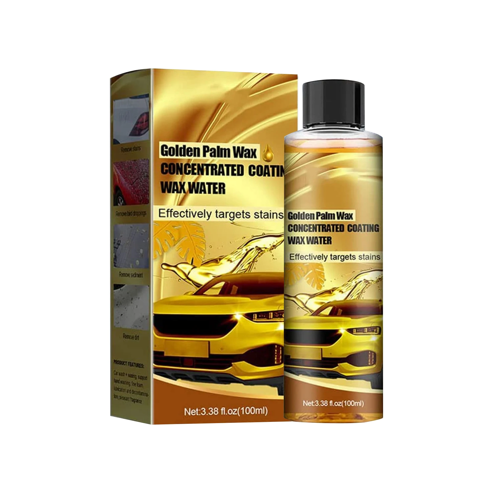 

Carnauba Wax For Car Wash Multifunctional Car Cleaning Foam Car Cleaning Supplies Exterior Care Products For Stains Bird Drops