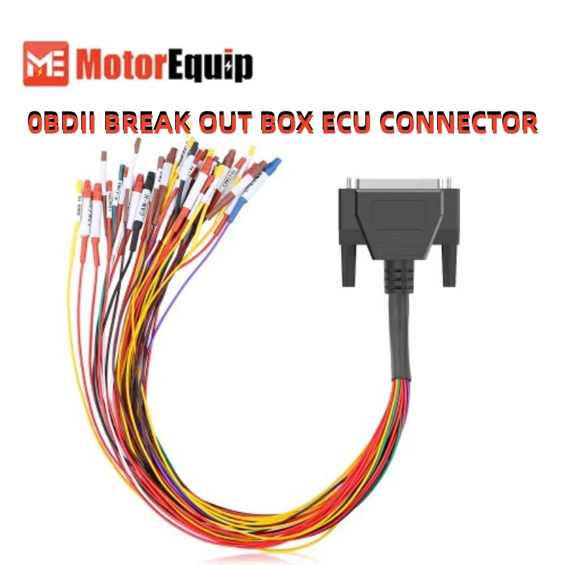 

Colorful Jumper Cable DB25 For Godiag GT100 Good Quality 0BD BREAK OUT BOX ECU CONNECTOR
