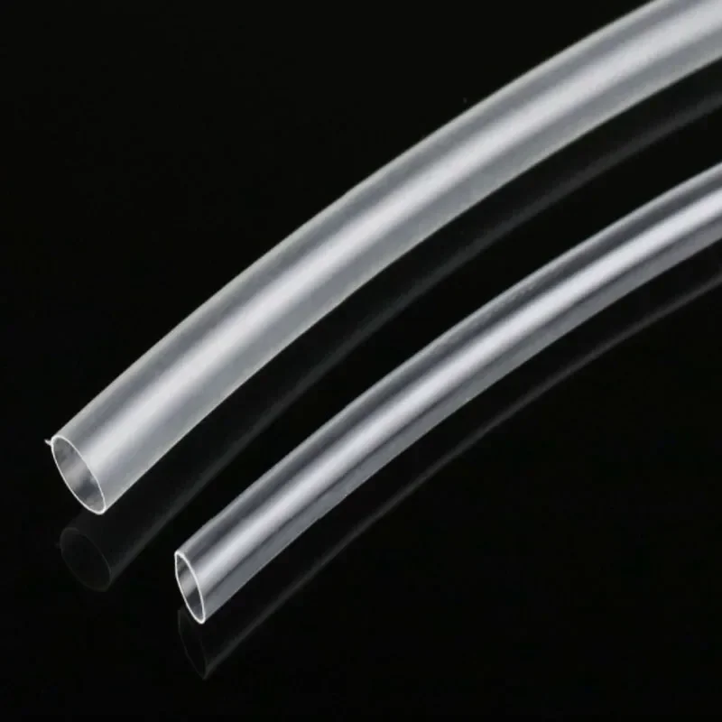 Прозрачная термоусадочная трубка 2:1, прозрачная ультратонкая кабельная муфта, изолированный диаметр 1–15 мм