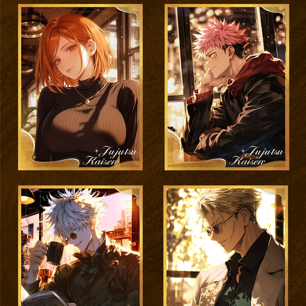 Оптовая продажа Jujutsu Kaisen Коллекционные карты из цветной бумаги Аниме Satoru Gojo