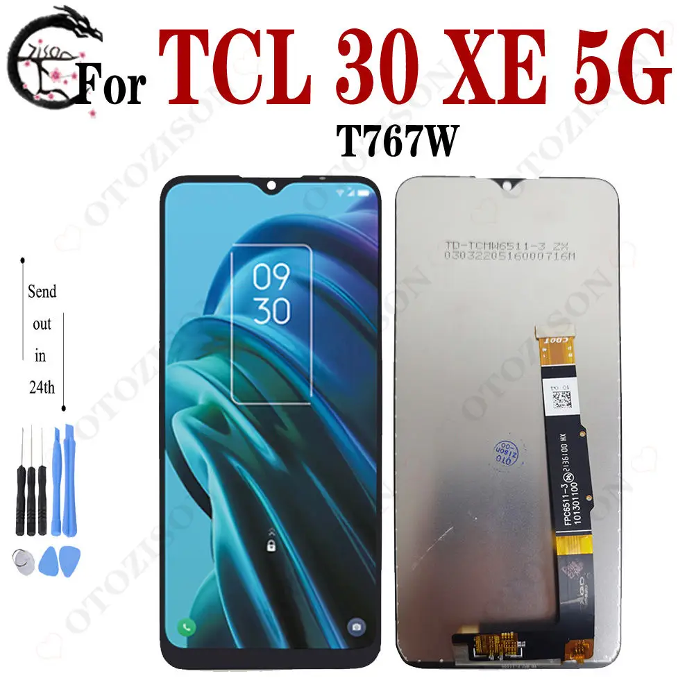 Фото ЖК-дисплей для TCL 30 XE, 6,52 дюйма, 30XE, T767W TCL 30XE 5G жидкокристаллический дисплей 30XE T767W Цифровой прибор с жидкокристаллическим экраном №1