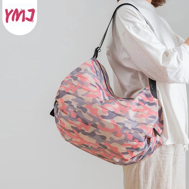 

1 шт. многоразовые большой Ёмкость хозяйственная сумка складной мешок полиэстер эко сумка для покупок Бакалея сумки складная корзина для по...