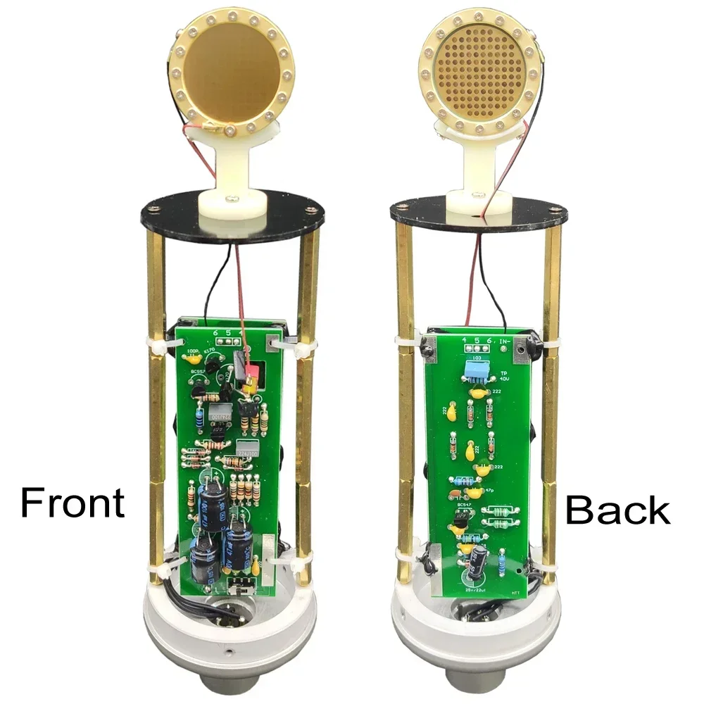 Популярный DIY 34 мм золотая капсула Podcast Pro Mic комплект для студийной записи стерео