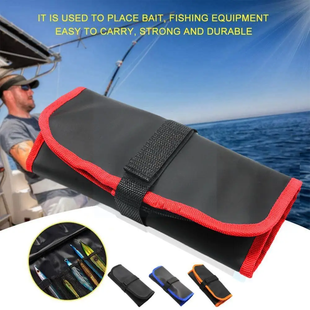 

Fishing Lure Bag Large Capacity Multi-Purpose Partition Adjustable Fishing Bags Storage Pockets Case Gear Holder Waterproof W8Q9