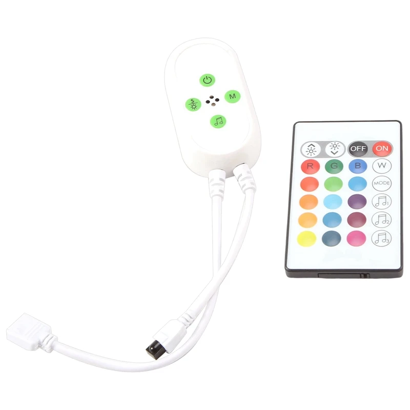 

Цветная RGB лента управления светодиодной подсветильник кой, 24 клавиши, Wi-Fi