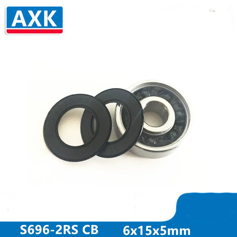

Axk 1PCS S696-2rs Stainless Steel 440c Hybrid Ceramic Deep Groove Ball Bearing 6x15x5mm S696-2rs Cb Abec-5