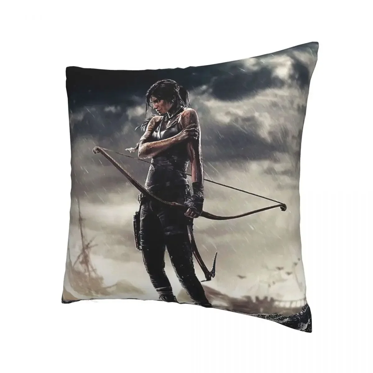 Лара Крофт под дождем строительная гробница игра Jonah Maiava для дома декоративные