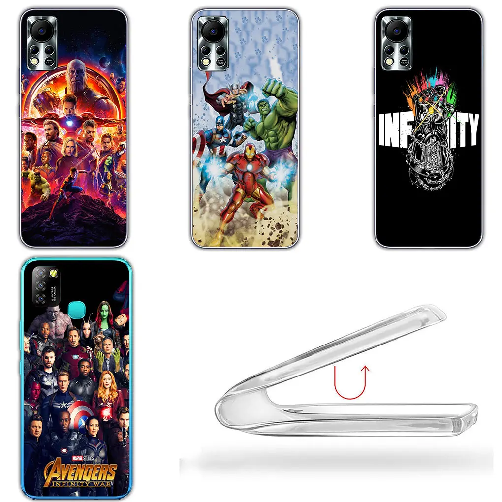A-Мстители M-Marvels S-пауки I-Iron Man для Motorola Moto G13 G14 G53 G54 G62 G72 G82 G84 E13 E20 G42 G32 G23 G22 чехол
