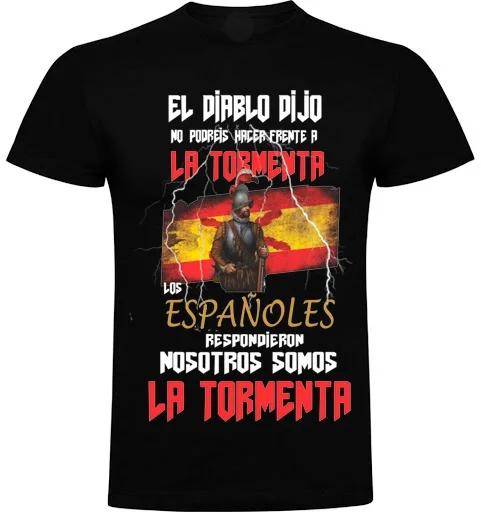 

Spain Tercios Storm Men T-Shirt Short Casual 100% Cotton Shirts Size S-3XL