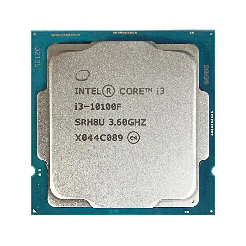 Процессор Intel Core i3-10100F NEW i3 10100F 3 6 ГГц 4-ядерный 8-поточный ЦПУ L2 = 1M L3 6m 65 Вт LGA 1200 новый