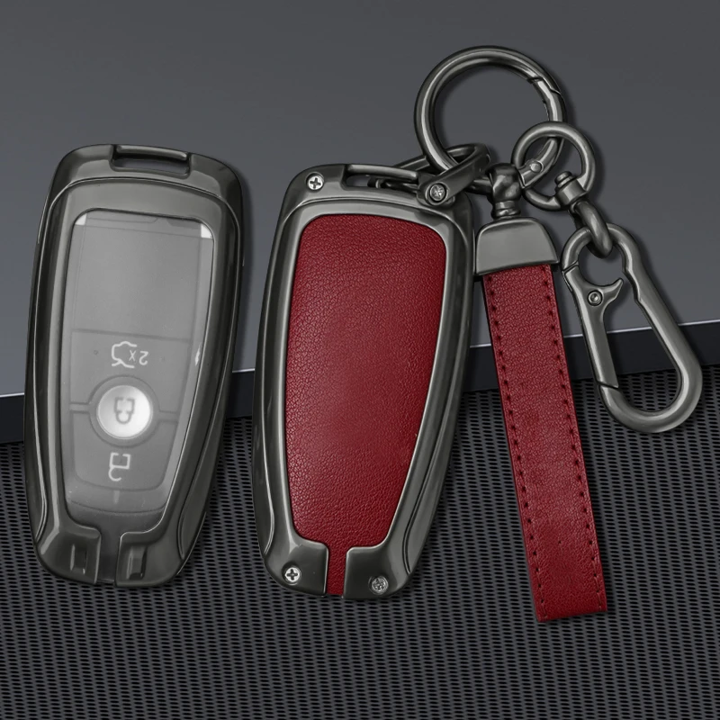 Чехол для автомобильного ключа Ford Fusion Explorer Edge EcoSport Lincoln Mondeo MKC MKZ MKX Mustang T80 EC60 F10 Shelby