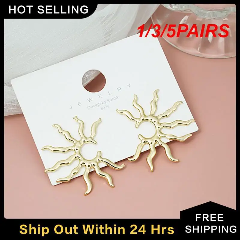 1/3/5 пар ювелирные изделия уникальные смелые серьги с холодным ветром в дикой