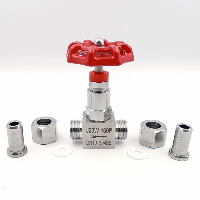 1/4 &quot3/8&quot 1/2&quot Шаровой клапан высокого давления из нержавеющей стали 304 J23W-160P