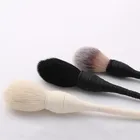 Профессиональный пламени Кисть плоская из козьей шерсти ротанга макияж Косметические пудра-Румяна Основа для макияжа лица Make Up Красота кисти для макияжа Кисть для макияжа