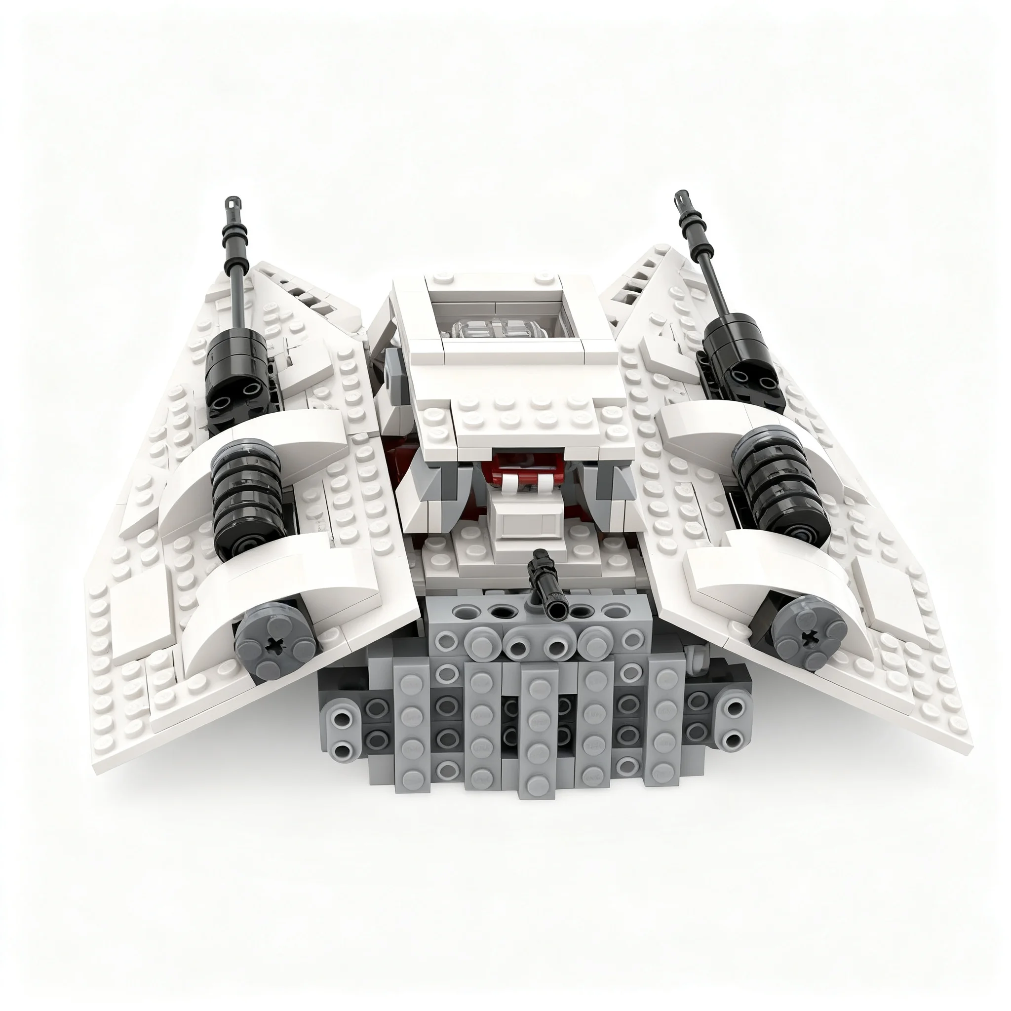 Фото 330 деталей MOC Snowspeeder, альтернативная сборка с использованием модели Star Battle, конструктор, игрушка, рождественский подарок, архитектурное искусство, сборка. №2
