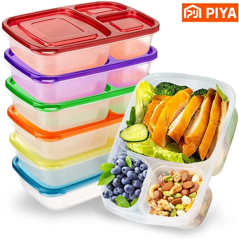 

Bento Box Adult Lunch Box Kids Reusable Meal Prep Containers With Lids Fruit Vegetable salad Snack Food Storage Container Boxes