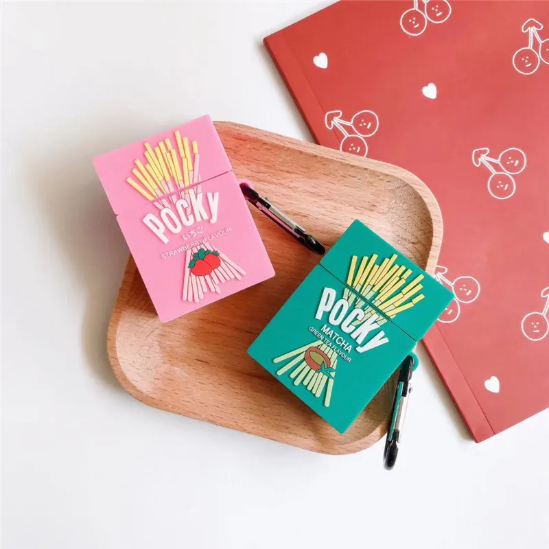 

Creative Chocolate Biscuits Case for Apple AirPods 1 2 3 Pro Cases Cover IPhone Bluetooth Earbuds Earphone Air Pod Pods Case