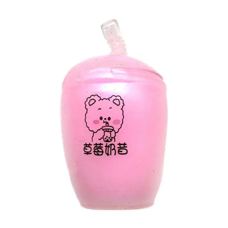

Children Pinch Entertainment Toy Squeezing Milk Cup Toys Novelty Milk Tea Series Squeeze Cup Cute And Funny TPR Adult Toy