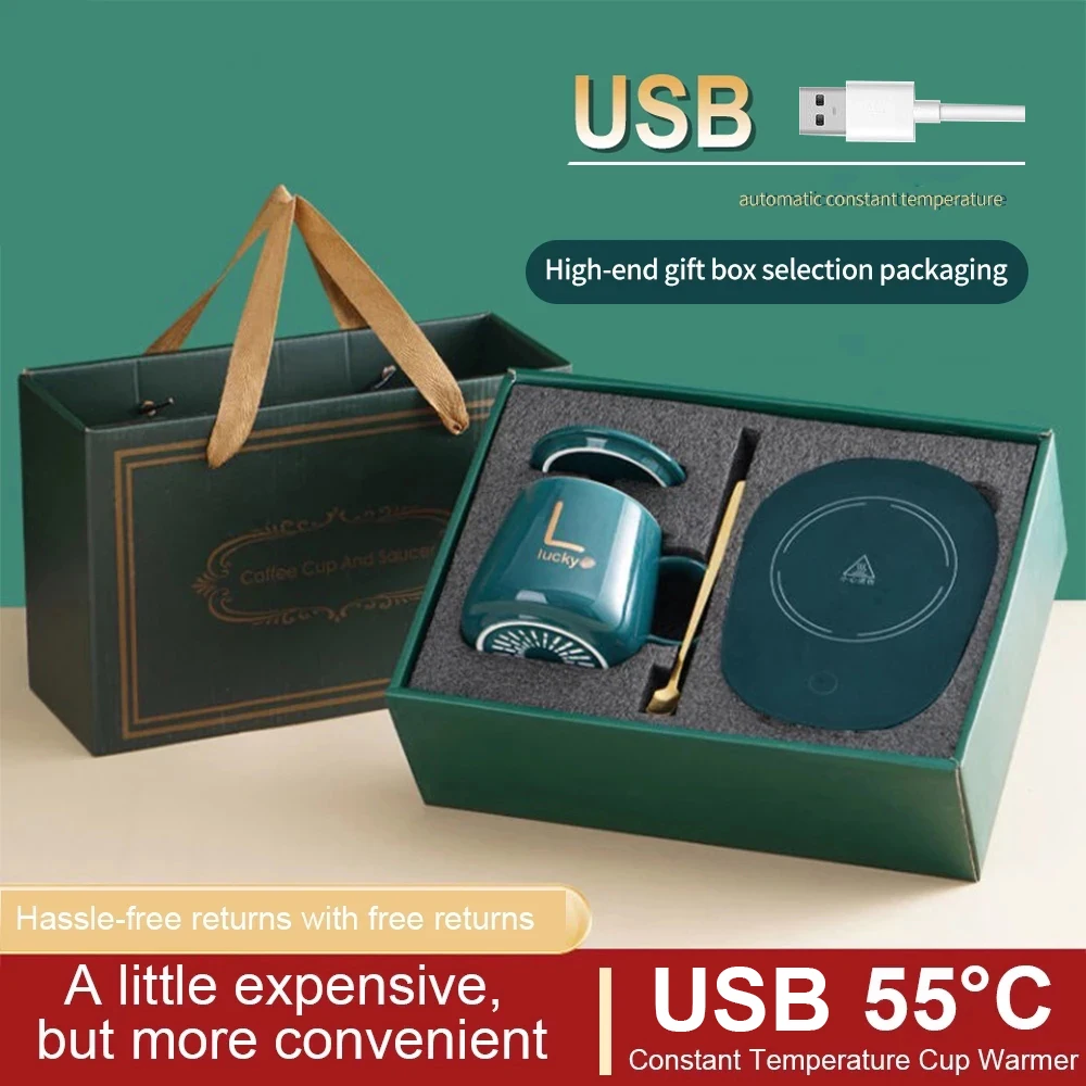 Подогреватель для чашки подогреватель дома и офиса какао чая воды молока 55 °C