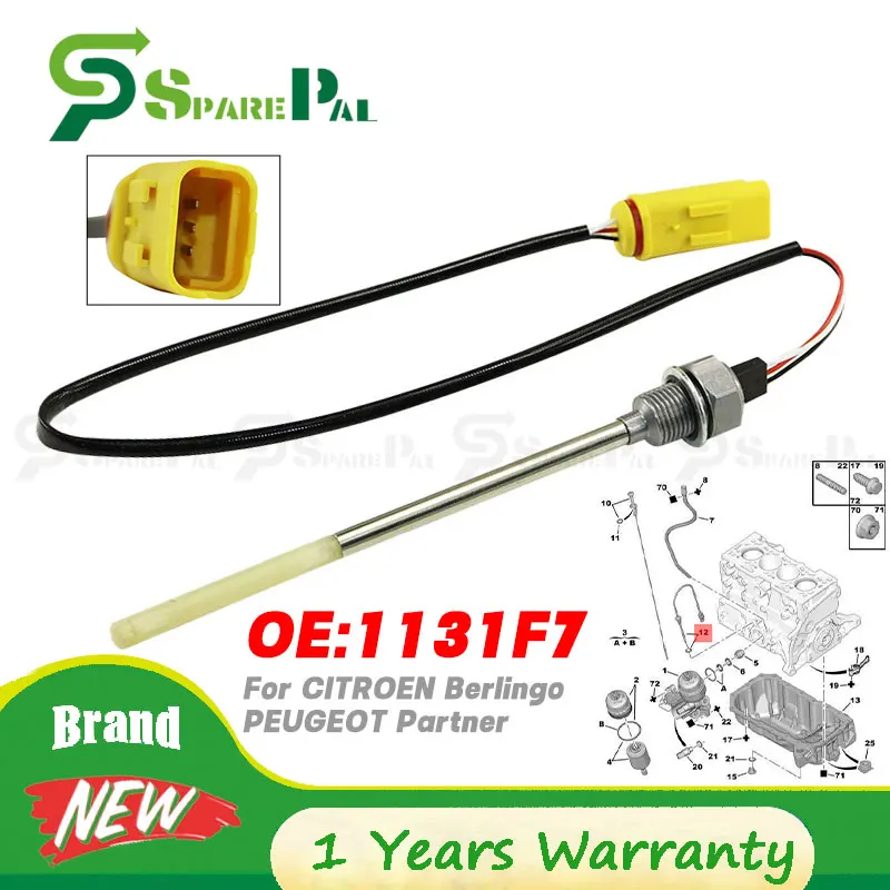 

1131F7 3-контактный датчик уровня моторного масла для CITROEN Berlingo Xsara Hatchback Estate C2 C3 C4 I Hatchback PEUGEOT Partner 1996-2017