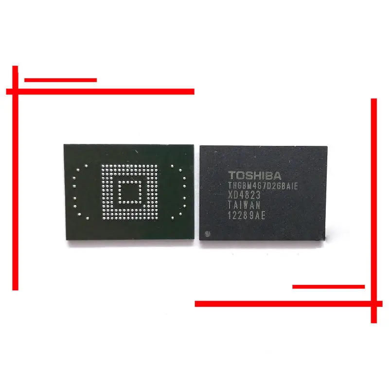 

100% протестированный набор микросхем 16 Гб thgbm4g7d2gbay EMMC 169 BGA