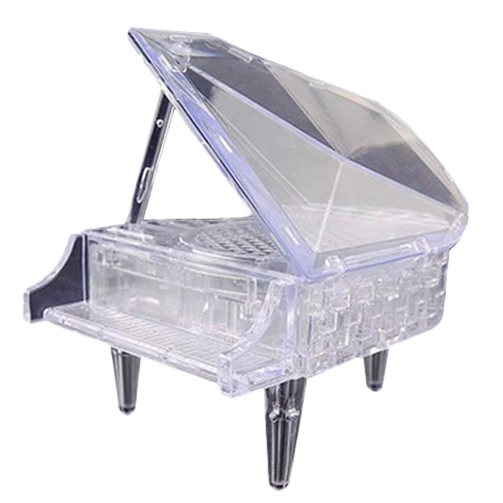 

3D-пазл для пианино в сборе, загадка, игрушки, белая игрушка Hurdy gurdy