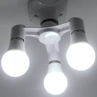 3 in 14 in 15 in 1 e27 to e27 blub head lamp holder lamp base socket adapter splitter screw induction led light lamp bulb