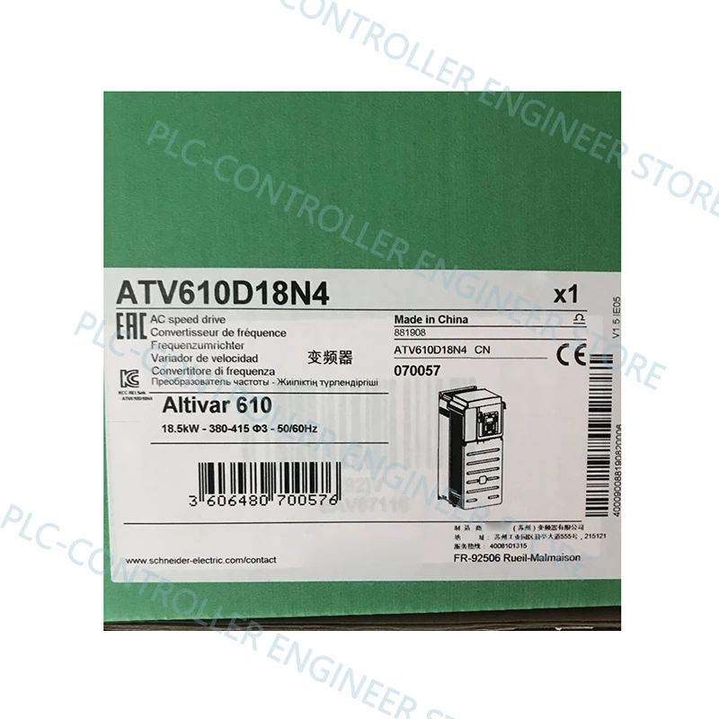 

Новый в коробке контроллер PLC 24 часа в течение отгрузки ATV610D18N4