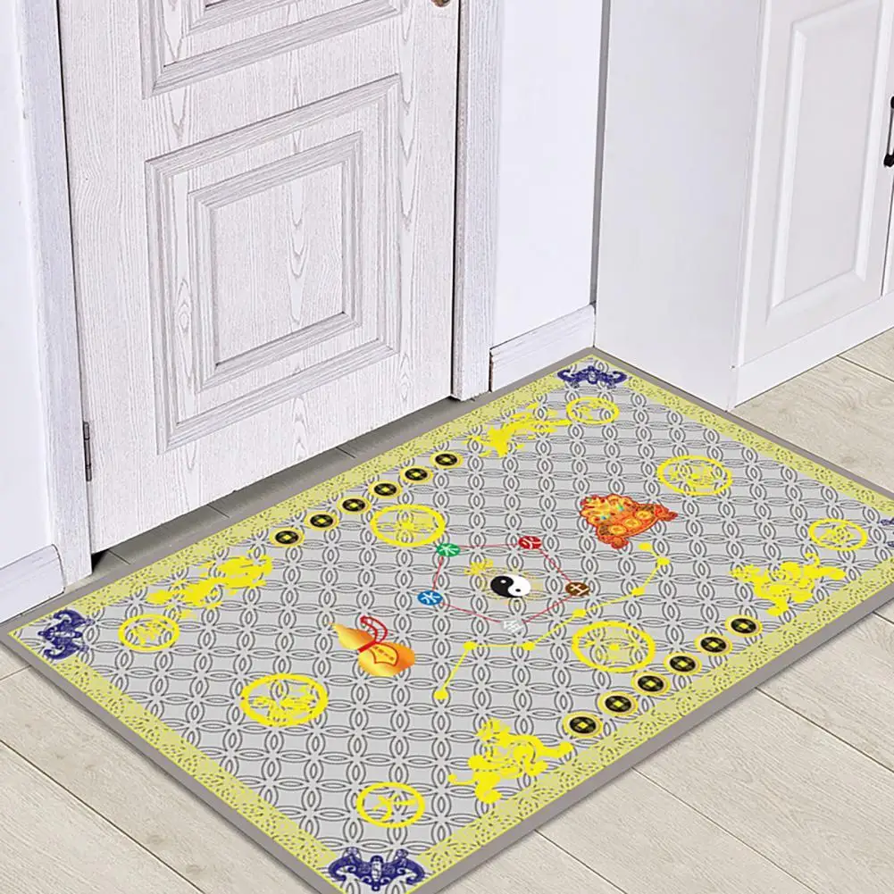 

Decorative Doormat Attractive Blessing Door Carpet Good Luck Bathroom Floor Mats for Toilet Carpet